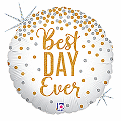 Best Day Ever 18in Mylar Balloon
