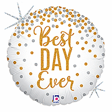 Best Day Ever 18in Mylar Balloon