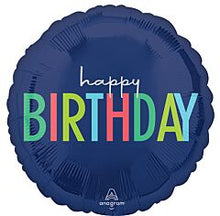 Modern Birthday 18in Mylar Balloon