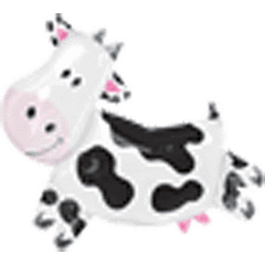 Cow 30in SuperShape Balloon