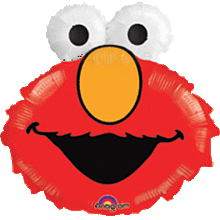 Elmo Head 20in SuperShape Balloon