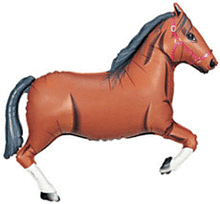 Brown Horse 43in SuperShape Balloon