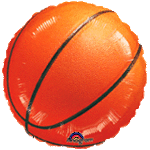 Basketball General 18in Mylar Balloon