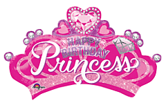 Birthday Princess 23in SuperShape Balloon