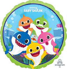 Baby Shark 18in Mylar Balloon