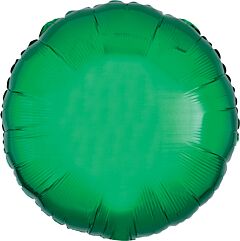 Green Round Solid Mylar
