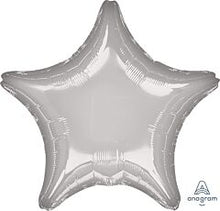 Silver Star 18in Solid Mylar
