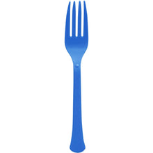 Royal Blue Premium Plastic Forks 20ct