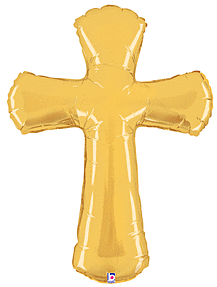 Golden Cross 40in SuperShape Balloon