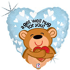 Bear Hugs 18in Mylar Balloon