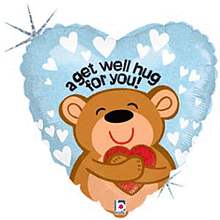 Bear Hugs 18in Mylar Balloon