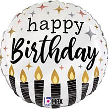 Satin Candles 18in Mylar Balloon