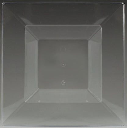 Premium Plastic Square Clear Plates and Bowls