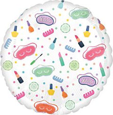 Spa Party 18in Mylar Balloon