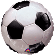 Soccer Ball General 18in Mylar Balloon
