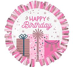 Pastel Rose Gold Birthday 24in SuperShape Balloon