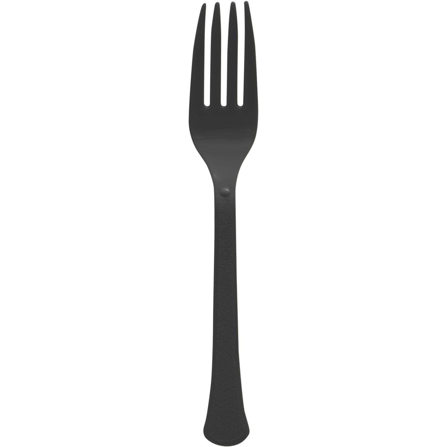 Black Premium Plastic Forks 50ct