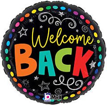 Colorful Welcome Back 18in Mylar Balloon