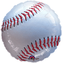 Baseball General 18in Mylar Balloon