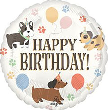 Pawsome Party 18in Mylar Balloon