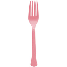 Pink Premium Plastic Forks 20ct