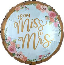 Mint To Be Bridal 18in Mylar Balloon