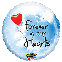 Forever in our Hearts 21in SuperShape Balloon