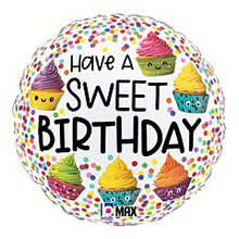 Sweet Birthday 18in Mylar Balloon