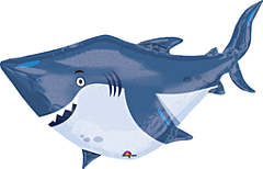 Shark 40in SuperShape Balloon
