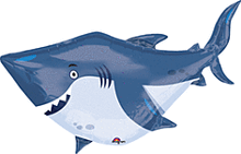Shark 40in SuperShape Balloon