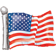 American Flag 27in SuperShape Balloon