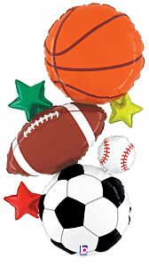Multi-Sports Stacker 30in SuperShape Balloon