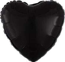 Black Heart 18in Solid Mylar