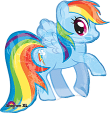 My Little Pony Rainbow Dash 28in SuperShape Balloon