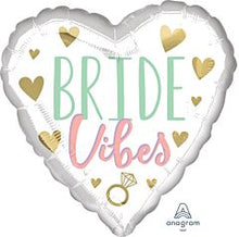 Bride Vibes 18in Mylar Balloon