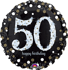 Sparkling Celebration 50 18in Mylar Balloon