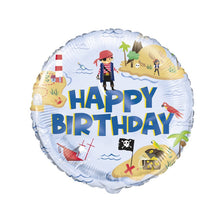 Pirate Birthday 18in Mylar Balloon