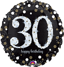 Sparkling Celebration 30 18in Mylar Balloon