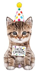 Cue The Catfetti SuperShape Balloon