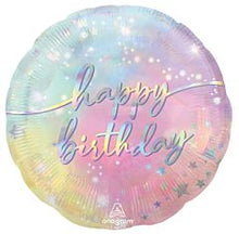Luminous Pastel Birthday 18in Mylar Balloon