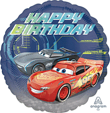 Cars 3 18in Mylar Balloon