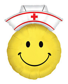 Smiley Nurse 28in SuperShape Balloon