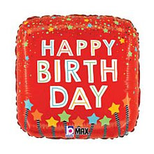 Star Candles 18in Mylar Balloon