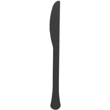 Black Premium Plastic Knives 20ct