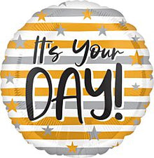 It's Your Day 18in Mylar Balloon