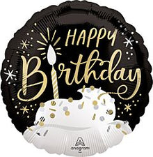 Happy Birthday Frosting & Sprinkles 18in Mylar Balloon