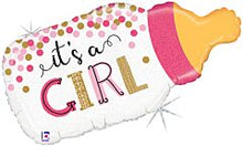 Baby Bottle Girl 29in SuperShape Balloon