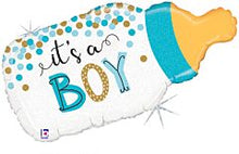 Baby Bottle Boy 29in SuperShape Balloon