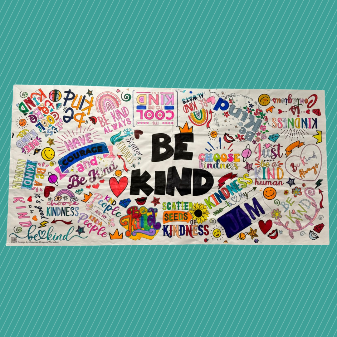 Be Kind Coloring Tablecloth