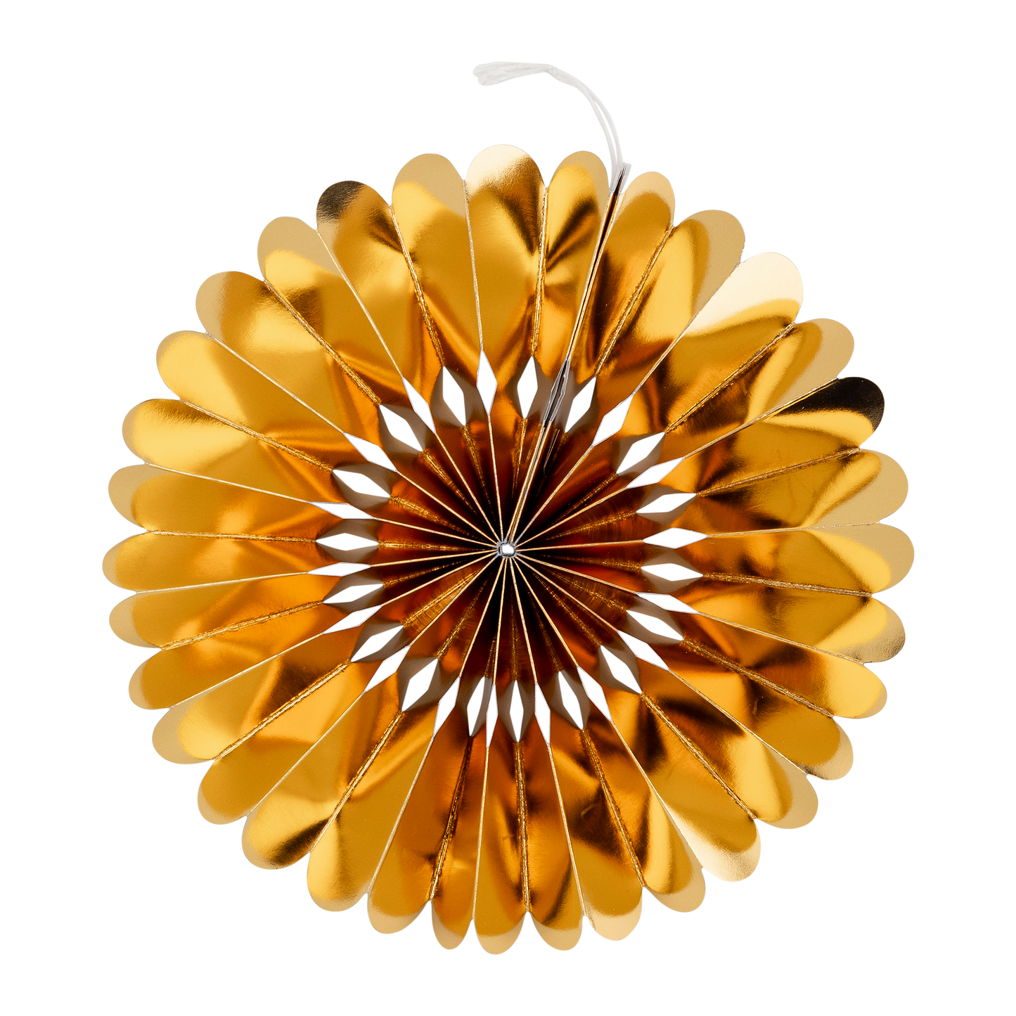 Gold and White Party Fan Set